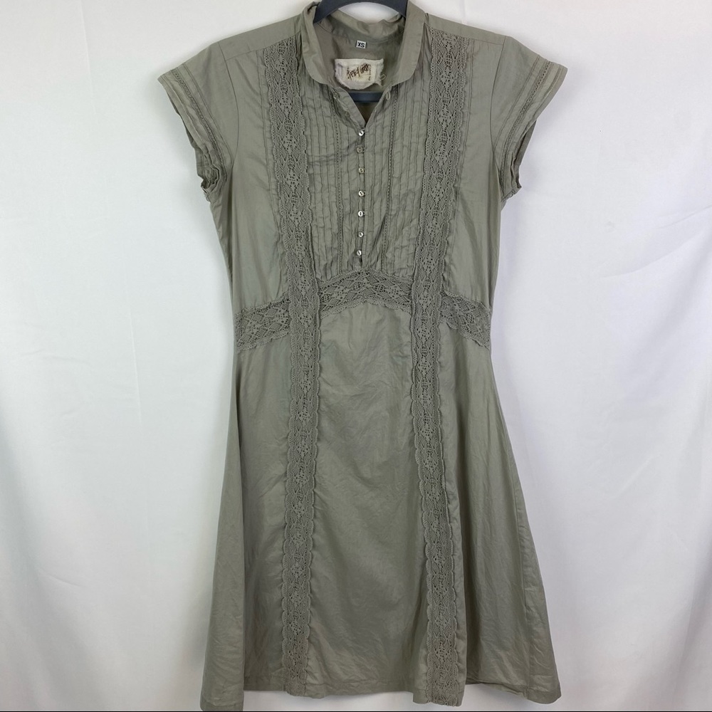 Johnny Was Pete & Greta Gray Lace Dress